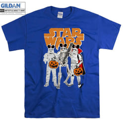 Mummy Darth Vader And Stormtrooper T-shirt - L