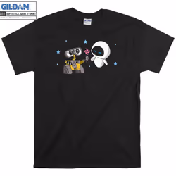 Wall-E & Eve Moonscape T-shirt - M