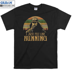 Retro Forrest Gump I Just Felt T-shirt - XXXL