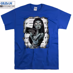 Vintage Jack and Sally Mugshot T-shirt - S