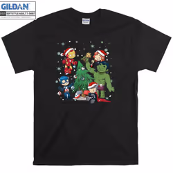 Marvel Avenger Christmas Superhero T-shirt Hoodie Tshir - XL