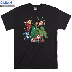 Marvel Avenger Christmas Superhero  T-shirt Hoodie Tshir - XXL