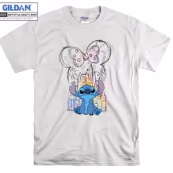 Stitch Figure T-shirt - XL