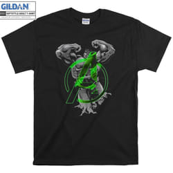 Marvel Avengers Hulk Jump Smash T-shirt - XL