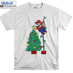 Christmas Super Mario T-shirt - XXL
