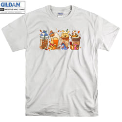 Coffee Latte Fall Season  T-shirt Hoodie Tshir - XL