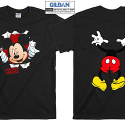 Mickey Mouse Funny Head Halloween T-shirt A - XL