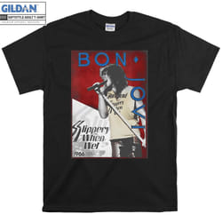 Bon Jovi 86 Tour Rock Band Rock T-shirt - L