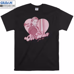 Valentines Obi-Wan For Me Heart T-shirt - L