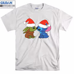 Baby Yoda Stitch Friends T-shirt - XXXL