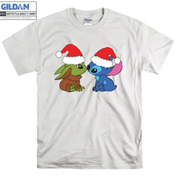 Baby Yoda Stitch Friends T-shirt - XXXL