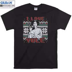 I Love Yule Leia Christmas Humor T-shirt - S