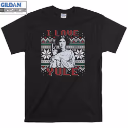 I Love Yule Leia Christmas Humor T-shirt - M