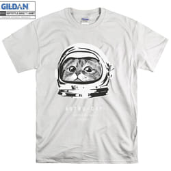 Astronaut Cat T-shirt Funny Animal T shirt - XXXL