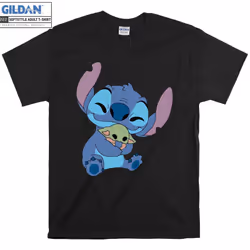 Stitch Friend Funny T-shirt - S