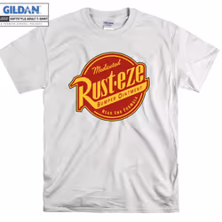 Cars 2 Rust-Eze Ointment Logo Graphic T shirt T-shirt - XXXL
