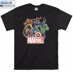 Marvel Avengers Characters T-shirt - S
