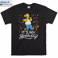 Homer Simpson It's My Birthday T-shirt - XL