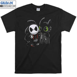 Jack Skellington Tootheless Cute T-shirt - S