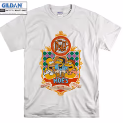 Drink Duff Beer Moe's Tavern Bar The Simpsons T shirt T-shirt - XXXL