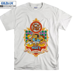 Drink Duff Beer Moe's Tavern Bar The Simpsons T shirt T-shirt - XXXL