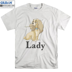 Spaghetti Lady Couples The Tramp T-shirt - XL