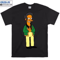 Apu Nahasapeemapetilon T shirt Art Cartoon Simpson T-shirt - XXXL