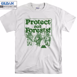 Star Wars Ewoks Protect Our Forests Camp T shirt T-shirt - L
