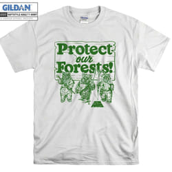 Star Wars Ewoks Protect Our Forests Camp T shirt T-shirt - XXL