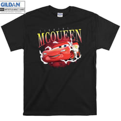 Lightning McQueen Movie Funny Cartoon T shirt T-shirt - XL