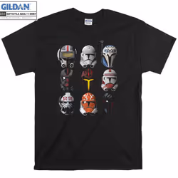 The Clone Wars Clone Helmets T-shirt - L