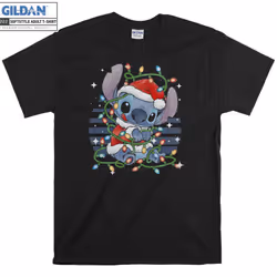 Stitch Christmas Lilo Stitch T-shirt - L