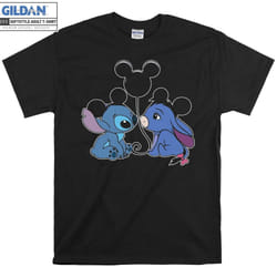 Stitch and Eeyore  T-shirt - L