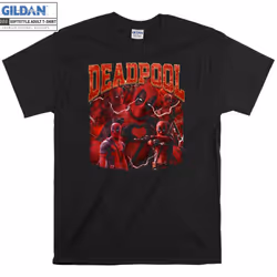 Deadpool Marvel Poster Avenger T-shirt - XXXL