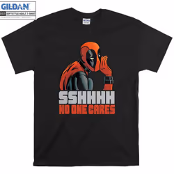 Deadpool Funny Noone Cares Super Heroes T shirt T-shirt - XXL