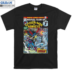 Spider-Man Hawkeye Poster T-shirt - XL