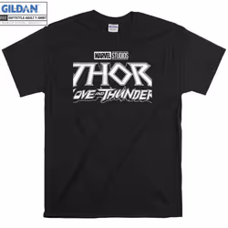 Marvel Thor Love And Thunder Dark T-shirt - XXL