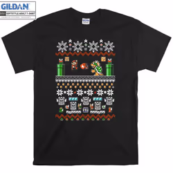 Super Mario And Bowser Game Play T-shirt - XL