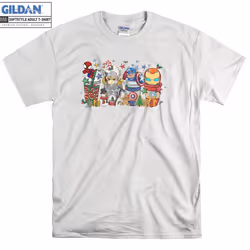 Marvel Avenger Christmas Superhero  T-shirt Hoodie Tshir - L
