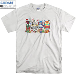 Marvel Avenger Christmas Superhero  T-shirt Hoodie Tshir - XXL