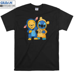 Winnie The Pooh and Stitch Best T-shirt - S