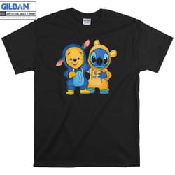 Winnie The Pooh and Stitch Best T-shirt - XXL