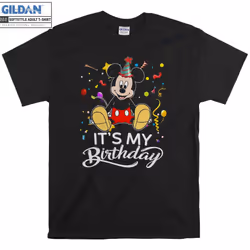 Mickey Mouse Its My Birthday T-shirt - M