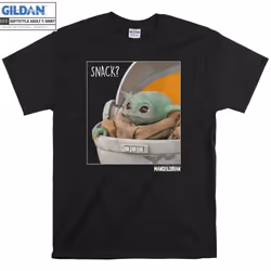 Baby Yoda Mandalorian Child Snack T-shirt - M