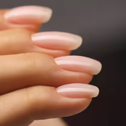 Gel Nail Polish, Hard Gel, Builder Gel and Strengthener Gel for Hard, Strong Nails, Extensions and Growth, Soft Clear Pink, 10 ml (Requires Curing