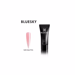 Poly Gel/Gum Gel (UV/LED Gel Nail Polish) For Poly Gel Nail Kit, Soft Clear Pink, 60 g