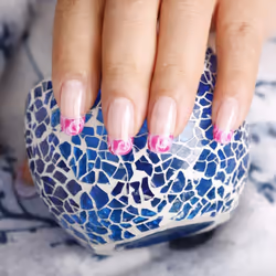 Bluesky Gel Nail Polish, Blossom Base Coat, Clear, 10ml, Floral Nail Art Gel (Requires Curing Under UV LED Lamp)