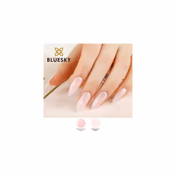 Gel Nail Polish Set, 9th Anniversary Set 10, 2 x 10ml, 80593 Fragrant Freesia, 80504 Romantique, Pink Glitter (Requires Curing Under UV LED Lamp)