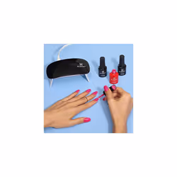 Bluesky LED UV Gel Nail Lamp With Timer, Professional Mini Travel Lamp, Gel Polish Nail Dryer, Portable, Compact, USB Port and Cable, 6W