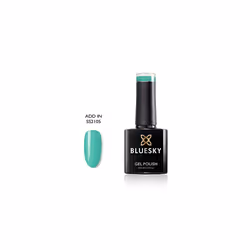 Gel Nail Polish, Spring 2021 Collection, Add In Ss2105, 10 ml, Turquoise, Green, Bright (Requires Curing Under LED or UV Lamp)